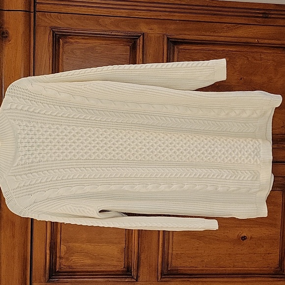 Banana Republic Women's Cream Turtleneck Sweater Dress - Picture 5 of 7